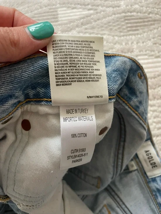 Agolde Denim Shorts - Picture 5 of 5